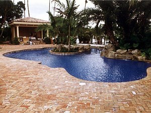 Pool Deck Old Chicago Bricks