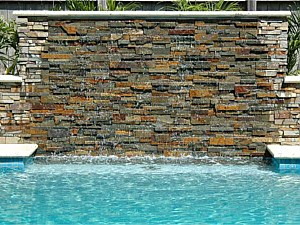 Stone Panels Waterfall