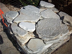 Tumbled Silver Quartzite